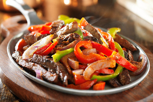 wagyu Fajita meat on a plate
