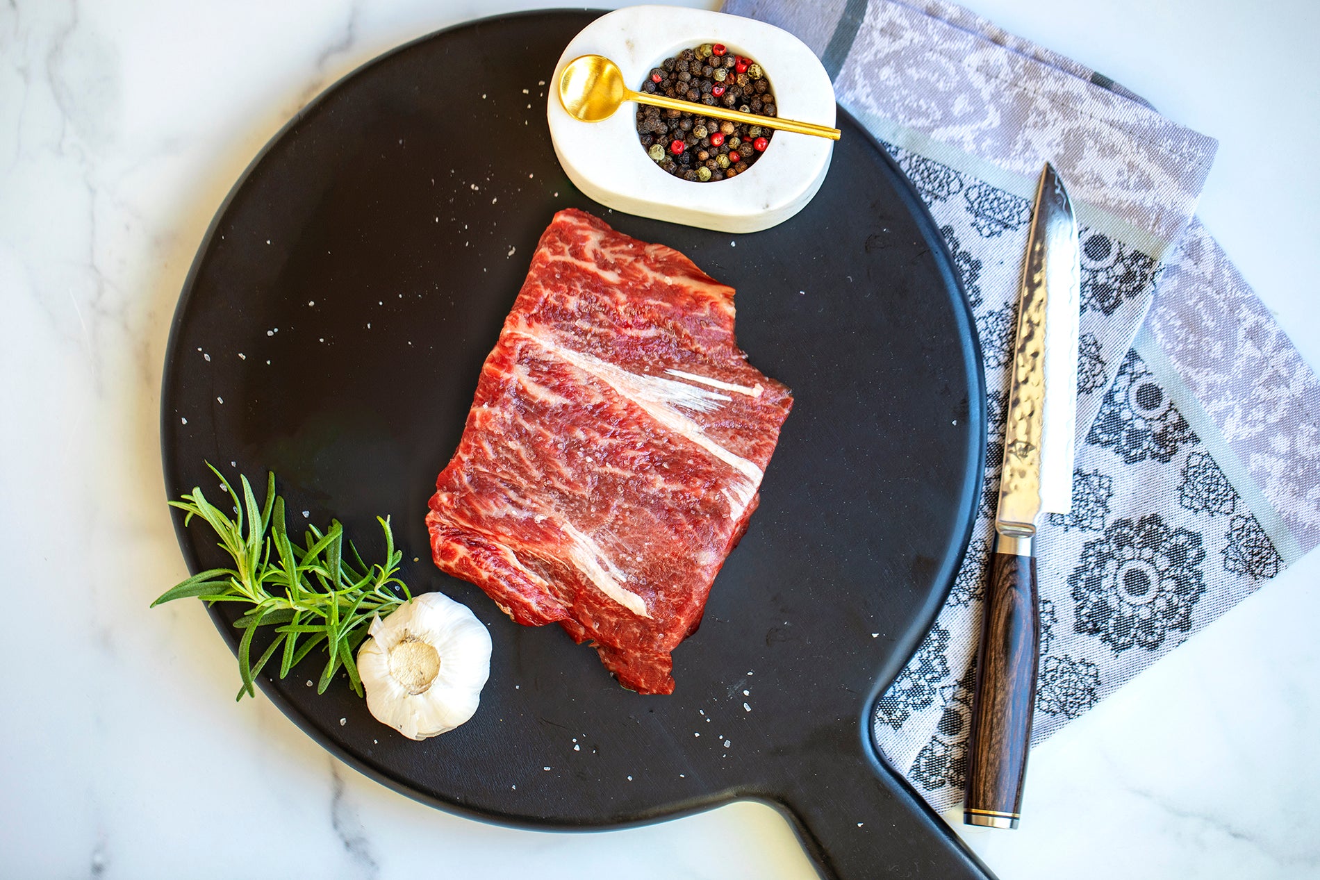 Buy American Wagyu Flat Iron Steak Cross Creek Ranch Premium Meats